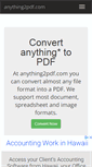 Mobile Screenshot of anything2pdf.com